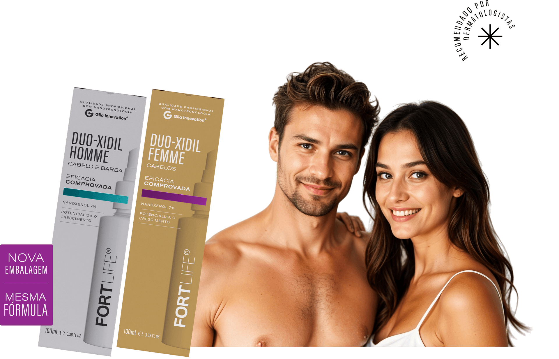 Duo-Xidil Homme e Femme - Nova Embalagem